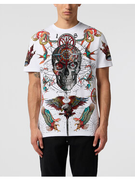 PHILIPP PLEIN PHILIPP PLEIN T-Shirt 29020 Biały Regular Fit