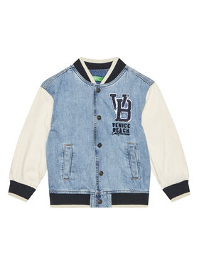 United Colors Of Benetton United Colors Of Benetton Яке бомбър 2R76CN069 Син Regular Fit