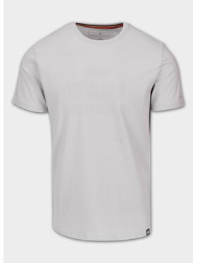 PITBULL PITBULL T-Shirt Koszulka męska Slim Fit MINIMAL XXL Biały Regular Fit