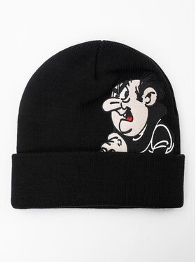 Smerfy Smerfy Czapka Zawijana Czapka Zimowa Czarna Smerfy Gargamel Character uni Czarny