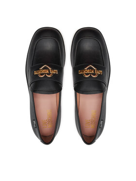 LOVE MOSCHINO Loaferke JA10162G1IIA0000 Črna