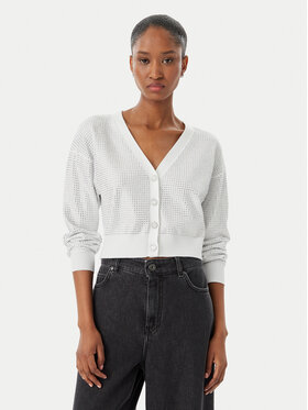 Guess Guess Cardigan W5GR08 Z3MN2 Alb Regular Fit