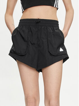 adidas adidas Pantaloncini sportivi City Escape IQ4822 Nero Loose Fit