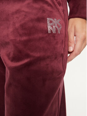 DKNY Spodnji Del Trenirke DP4P3535 Bordo Rdeča Regular Fit