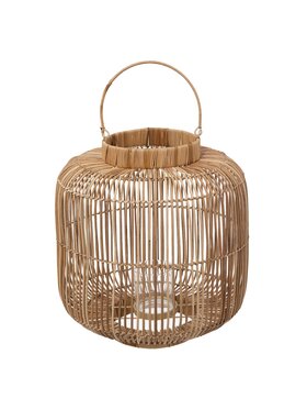 MIAhome MIAhome Lampion rattanowy ROSTEMMA Brązowy
