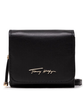 Tommy Hilfiger Tommy Hilfiger Borsetta Iconic Tommy Mini Wallet Sign AW0AW10554 Nero