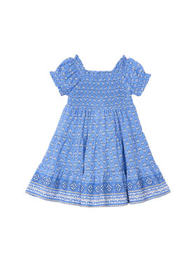 Mayoral Mayoral Sommerkleid 3932 Blau Regular Fit