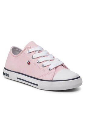 Tommy Hilfiger Tommy Hilfiger Sneakers aus Stoff Low Cut Lace-Up Sneaker T3A4-32117-0890 M Rosa
