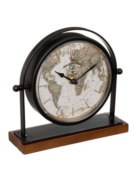 MIAhome MIAhome Zegar stołowy 21 cm VIGILATE Czarny