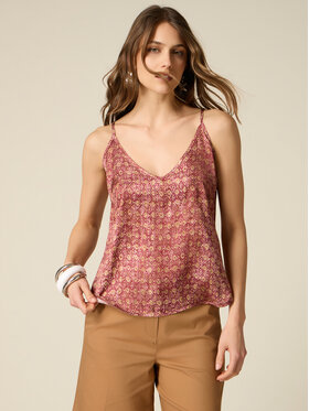 Oltre Oltre Blusa 2080J000860N0Z6 Rosa Regular Fit