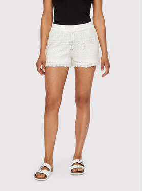 Vero Moda Vero Moda Szövet rövidnadrág Honey 10190155 Fehér Regular Fit