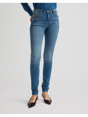 Lee Lee Jeansy SCARLETT HIGH Niebieski Skinny Fit