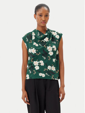 French Connection French Connection Blusa 72YBJ 30 Verde Regular Fit