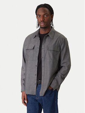 Calvin Klein Calvin Klein Košeľa Easy LV04LE114G Sivá Relaxed Fit