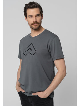 Volcano Volcano T-Shirt T-CARB Czarny Regular Fit