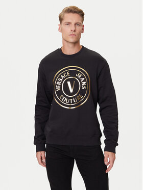 Versace Jeans Couture Versace Jeans Couture Majica dugih rukava 79GAIT01 CF00T Crna Regular Fit