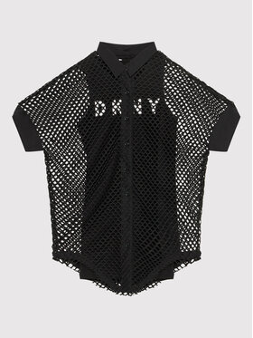 DKNY DKNY Každodenné šaty D32832 M Čierna Regular Fit