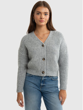 BIG STAR BIG STAR Sweter KARDA Szary Comfort Fit
