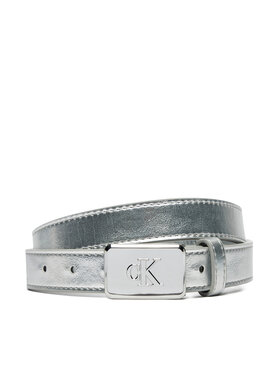 Calvin Klein Jeans Calvin Klein Jeans Дитячий пояс Metallic Buckle Belt IU0IU00666 Срібний