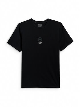 4F 4F T-Shirt FLUID EXPRESSIONS Czarny Relaxed Fit