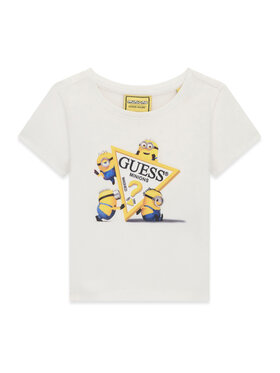 Guess Jeans Guess Jeans T-Shirt K6YI28 K6650 Weiß Regular Fit