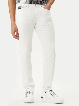 Versace Jeans Couture Versace Jeans Couture Jeansy 80GAB5S0 CEWCA Bílá Slim Fit