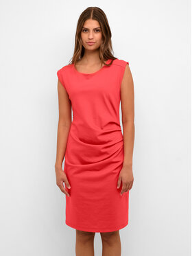 Kaffe Kaffe Koktel haljina India 10508422 Crvena Slim Fit