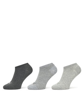 Puma Puma Sada 3 párů nízkých ponožek unisex 938624 Šedá