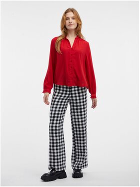 Orsay Orsay Bluzka 600254318000__40 Czerwony A-Line Fit