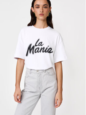 La Mania La Mania T-Shirt SOLINE Biały Basic Fit