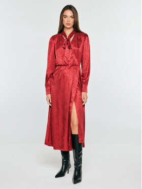 BIG STAR BIG STAR Sukienka codzienna NATINA Czerwony Feminine Fit