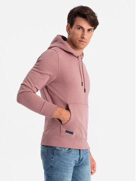 Ombre Ombre Mikina OM-SSBN-0161 Růžová Regular Fit