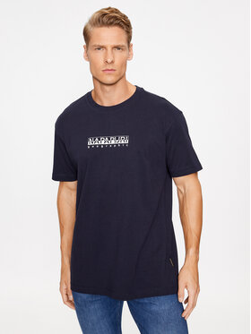 Napapijri Napapijri T-Shirt NP0A4H8S Granatowy Regular Fit