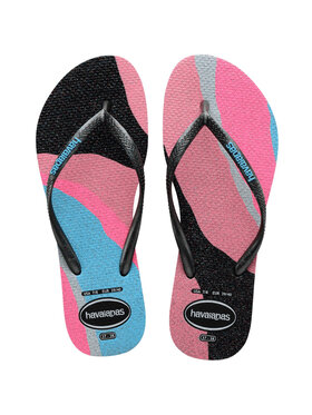 Havaianas Havaianas Japonki HAVAIANAS Infradito Donna Hav. Slim palette glow 4145766.0090 Nero Czarny