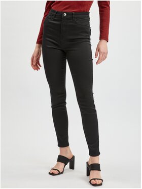 Orsay Orsay Spodnie damskie 319258-660000__40 Czarny Skinny Fit