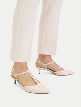 Nine West Nine West Обувки на ток CEO-CD25-123-1 Екрю
