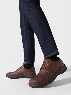 Clarks Clarks Polobotky Nature Three 203390057 Hnědá