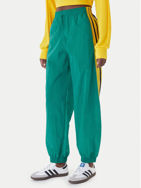 adidas adidas Pantaloni da tuta Sport Santiago KD2971 Verde Loose Fit