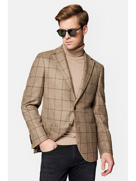 Lancerto Lancerto Marynarka Gatwick MA099223000003 Beżowy Regular Fit