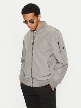 Guess Guess Geacă bomber M5RL02 WGU82 Gri Regular Fit