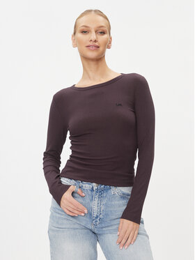 Lee Lee Halenka Rib 112341589 Fialová Regular Fit