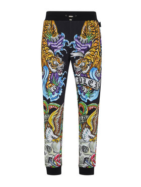PHILIPP PLEIN PHILIPP PLEIN Joggers kalhoty 14945 Černá Jogger Fit
