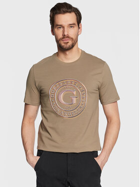 Guess Guess T-shirt Round Logo M3GI11 J1314 Vert Slim Fit