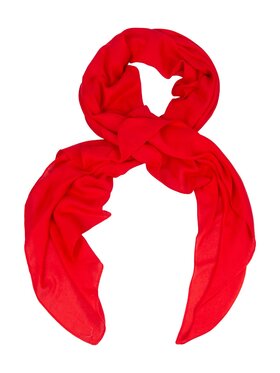 ALLORA BE UNIQUE ALLORA BE UNIQUE Scialle gładki z bawełny Rosso