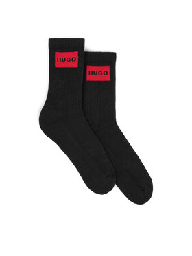 HUGO Hugo 2er-Set hohe Herrensocken 50510640 Schwarz