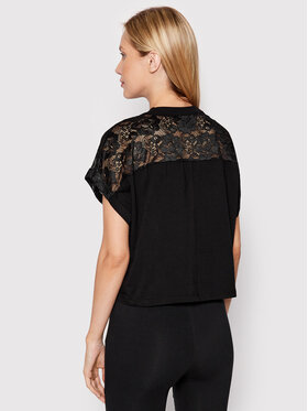 Urban Classics Bluza Lace TB4359 Črna Regular Fit