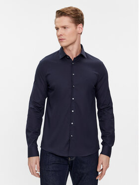 Calvin Klein Košile K10K108426 Tmavomodrá Slim Fit