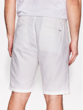 Pepe Jeans Kratke Hlače Arkin Short Linen PM800913 Écru Relaxed Fit