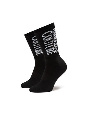 Versace Jeans Couture Versace Jeans Couture Calzini lunghi da uomo 74YA0J03 Nero