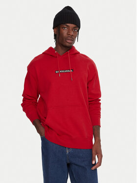 Quiksilver Quiksilver Pulóver Dna EQYFT05121 Piros Oversize